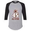 Unisex Three-Quarter Raglan Sleeve Baseball Jersey T-Shirt Thumbnail