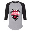 Unisex Three-Quarter Raglan Sleeve Baseball Jersey T-Shirt Thumbnail