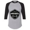 Unisex Three-Quarter Raglan Sleeve Baseball Jersey T-Shirt Thumbnail