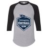 Unisex Three-Quarter Raglan Sleeve Baseball Jersey T-Shirt Thumbnail