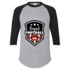 Unisex Three-Quarter Raglan Sleeve Baseball Jersey T-Shirt Thumbnail