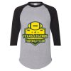 Unisex Three-Quarter Raglan Sleeve Baseball Jersey T-Shirt Thumbnail