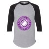 Unisex Three-Quarter Raglan Sleeve Baseball Jersey T-Shirt Thumbnail