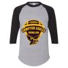 Unisex Three-Quarter Raglan Sleeve Baseball Jersey T-Shirt Thumbnail