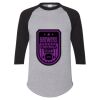 Unisex Three-Quarter Raglan Sleeve Baseball Jersey T-Shirt Thumbnail