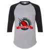Unisex Three-Quarter Raglan Sleeve Baseball Jersey T-Shirt Thumbnail