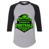 Unisex Three-Quarter Raglan Sleeve Baseball Jersey T-Shirt Thumbnail