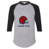 Unisex Three-Quarter Raglan Sleeve Baseball Jersey T-Shirt Thumbnail