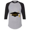 Unisex Three-Quarter Raglan Sleeve Baseball Jersey T-Shirt Thumbnail