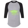 Unisex Three-Quarter Raglan Sleeve Baseball Jersey T-Shirt Thumbnail