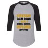Unisex Three-Quarter Raglan Sleeve Baseball Jersey T-Shirt Thumbnail