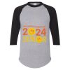 Unisex Three-Quarter Raglan Sleeve Baseball Jersey T-Shirt Thumbnail