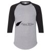 Unisex Three-Quarter Raglan Sleeve Baseball Jersey T-Shirt Thumbnail