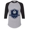 Unisex Three-Quarter Raglan Sleeve Baseball Jersey T-Shirt Thumbnail