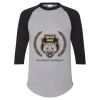 Unisex Three-Quarter Raglan Sleeve Baseball Jersey T-Shirt Thumbnail