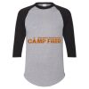 Unisex Three-Quarter Raglan Sleeve Baseball Jersey T-Shirt Thumbnail