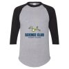 Unisex Three-Quarter Raglan Sleeve Baseball Jersey T-Shirt Thumbnail
