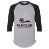Unisex Three-Quarter Raglan Sleeve Baseball Jersey T-Shirt Thumbnail