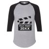 Unisex Three-Quarter Raglan Sleeve Baseball Jersey T-Shirt Thumbnail