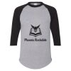 Unisex Three-Quarter Raglan Sleeve Baseball Jersey T-Shirt Thumbnail