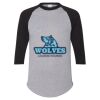 Unisex Three-Quarter Raglan Sleeve Baseball Jersey T-Shirt Thumbnail