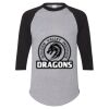 Unisex Three-Quarter Raglan Sleeve Baseball Jersey T-Shirt Thumbnail