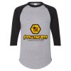 Unisex Three-Quarter Raglan Sleeve Baseball Jersey T-Shirt Thumbnail