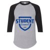 Unisex Three-Quarter Raglan Sleeve Baseball Jersey T-Shirt Thumbnail