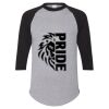 Unisex Three-Quarter Raglan Sleeve Baseball Jersey T-Shirt Thumbnail
