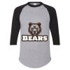 Unisex Three-Quarter Raglan Sleeve Baseball Jersey T-Shirt Thumbnail
