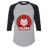 Unisex Three-Quarter Raglan Sleeve Baseball Jersey T-Shirt Thumbnail