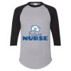 Unisex Three-Quarter Raglan Sleeve Baseball Jersey T-Shirt Thumbnail