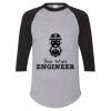 Unisex Three-Quarter Raglan Sleeve Baseball Jersey T-Shirt Thumbnail