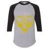 Unisex Three-Quarter Raglan Sleeve Baseball Jersey T-Shirt Thumbnail