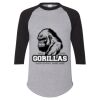 Unisex Three-Quarter Raglan Sleeve Baseball Jersey T-Shirt Thumbnail