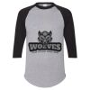 Unisex Three-Quarter Raglan Sleeve Baseball Jersey T-Shirt Thumbnail
