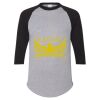 Unisex Three-Quarter Raglan Sleeve Baseball Jersey T-Shirt Thumbnail