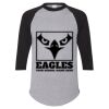 Unisex Three-Quarter Raglan Sleeve Baseball Jersey T-Shirt Thumbnail