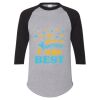 Unisex Three-Quarter Raglan Sleeve Baseball Jersey T-Shirt Thumbnail