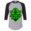 Unisex Three-Quarter Raglan Sleeve Baseball Jersey T-Shirt Thumbnail