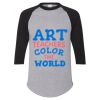Unisex Three-Quarter Raglan Sleeve Baseball Jersey T-Shirt Thumbnail