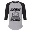 Unisex Three-Quarter Raglan Sleeve Baseball Jersey T-Shirt Thumbnail