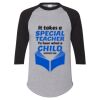 Unisex Three-Quarter Raglan Sleeve Baseball Jersey T-Shirt Thumbnail