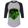 Unisex Three-Quarter Raglan Sleeve Baseball Jersey T-Shirt Thumbnail