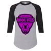 Unisex Three-Quarter Raglan Sleeve Baseball Jersey T-Shirt Thumbnail