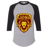 Unisex Three-Quarter Raglan Sleeve Baseball Jersey T-Shirt Thumbnail