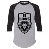 Unisex Three-Quarter Raglan Sleeve Baseball Jersey T-Shirt Thumbnail