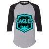 Unisex Three-Quarter Raglan Sleeve Baseball Jersey T-Shirt Thumbnail