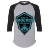 Unisex Three-Quarter Raglan Sleeve Baseball Jersey T-Shirt Thumbnail