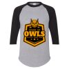 Unisex Three-Quarter Raglan Sleeve Baseball Jersey T-Shirt Thumbnail